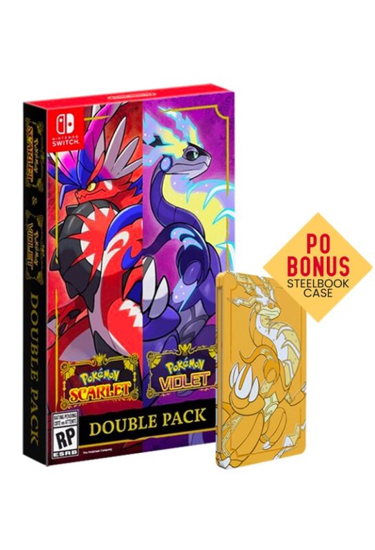 Pokemon Scarlet and Violet Double Pack SteelBook Edition Nintendo ...