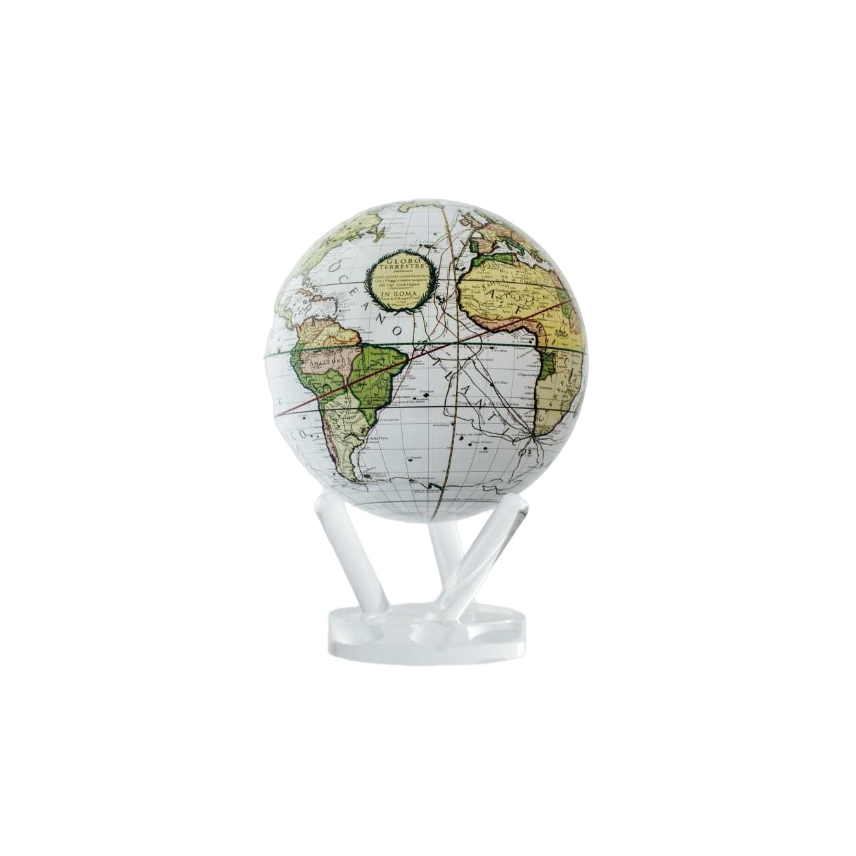 Mova Globe Antique Terrestrial White Globe 6 Inch – Mx2Games