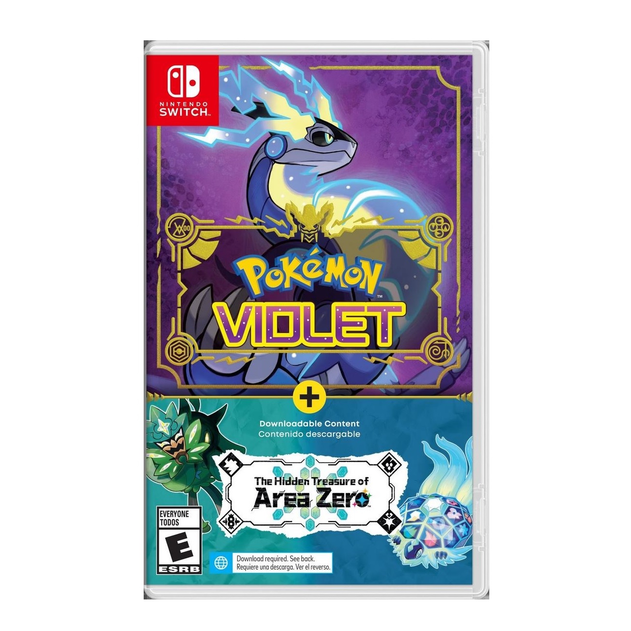 Jogo Pokémon Violet + Pack de Expansão The Hidden Treasure of Area Zero Nintendo  Switch