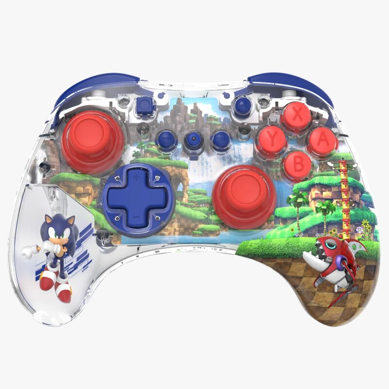 Pdp Sonic Green Hill Zone Realmz Wireless Controller For Nintendo ...