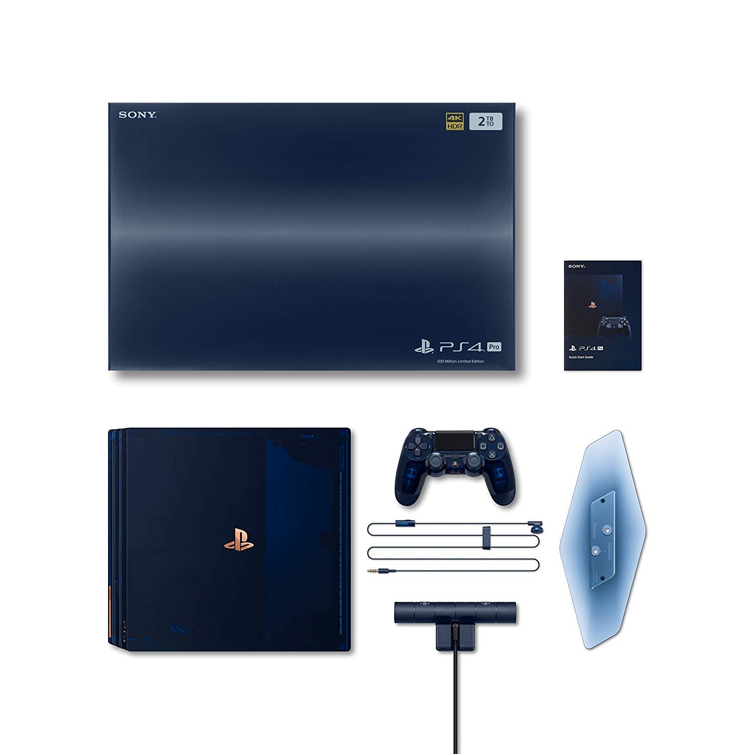 PlayStation 4 Pro 2TB 500 Million Limited Edition Console With Remote  Controller And Camera (Imported) – Mx2Games