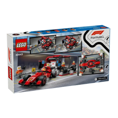 Lego F Pit Stop Pit Crew With Ferrari Car Imported